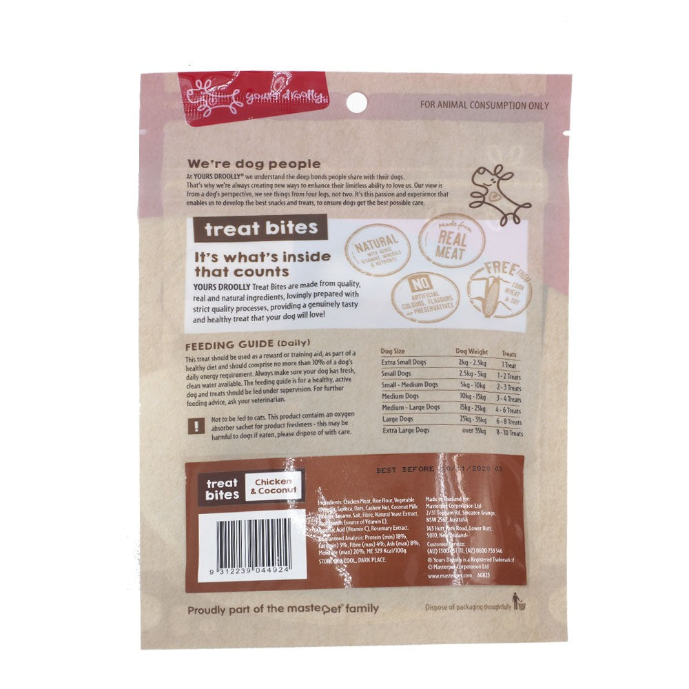 Yours Drooly Chicken & Coconut Treats 100G
