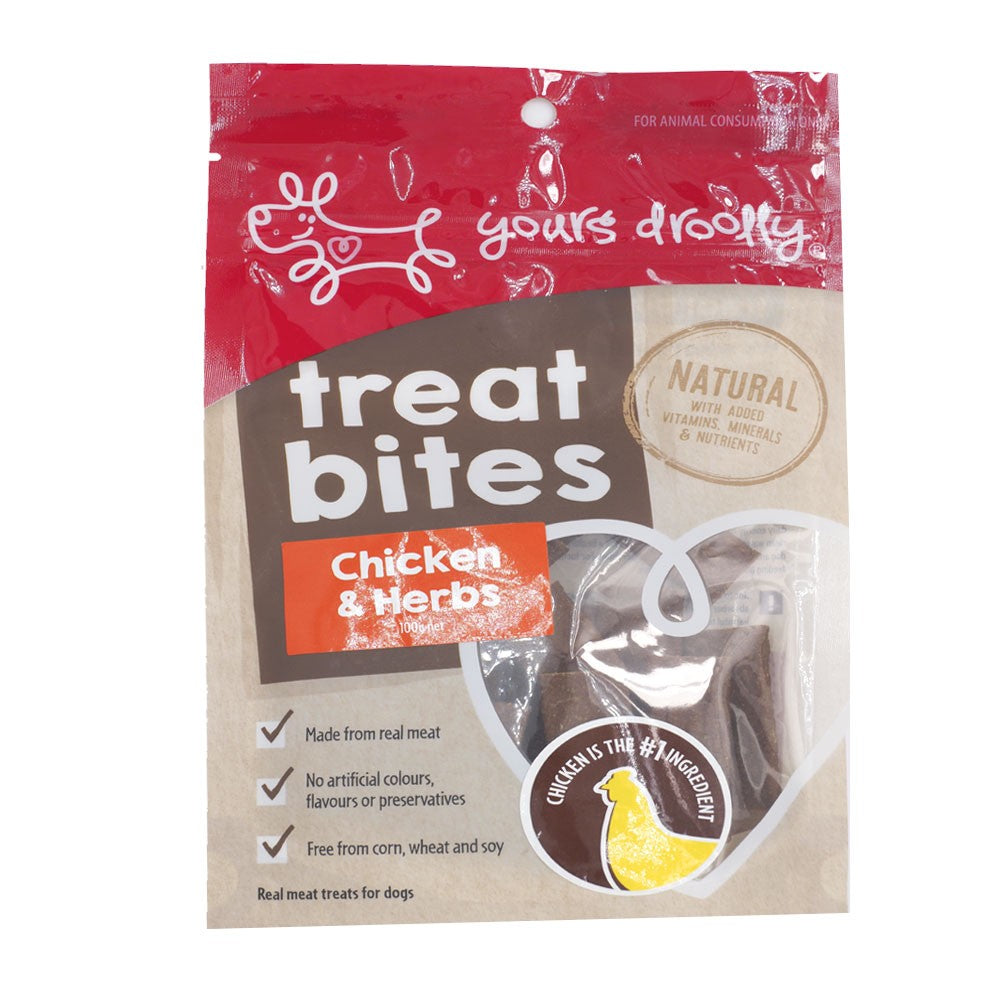 Yours Droolly Chicken & Herb Treat 100G