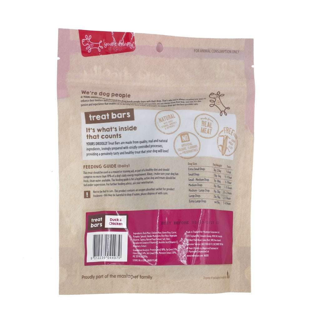 Yours Droolly Duck & Chicken Treats 100G