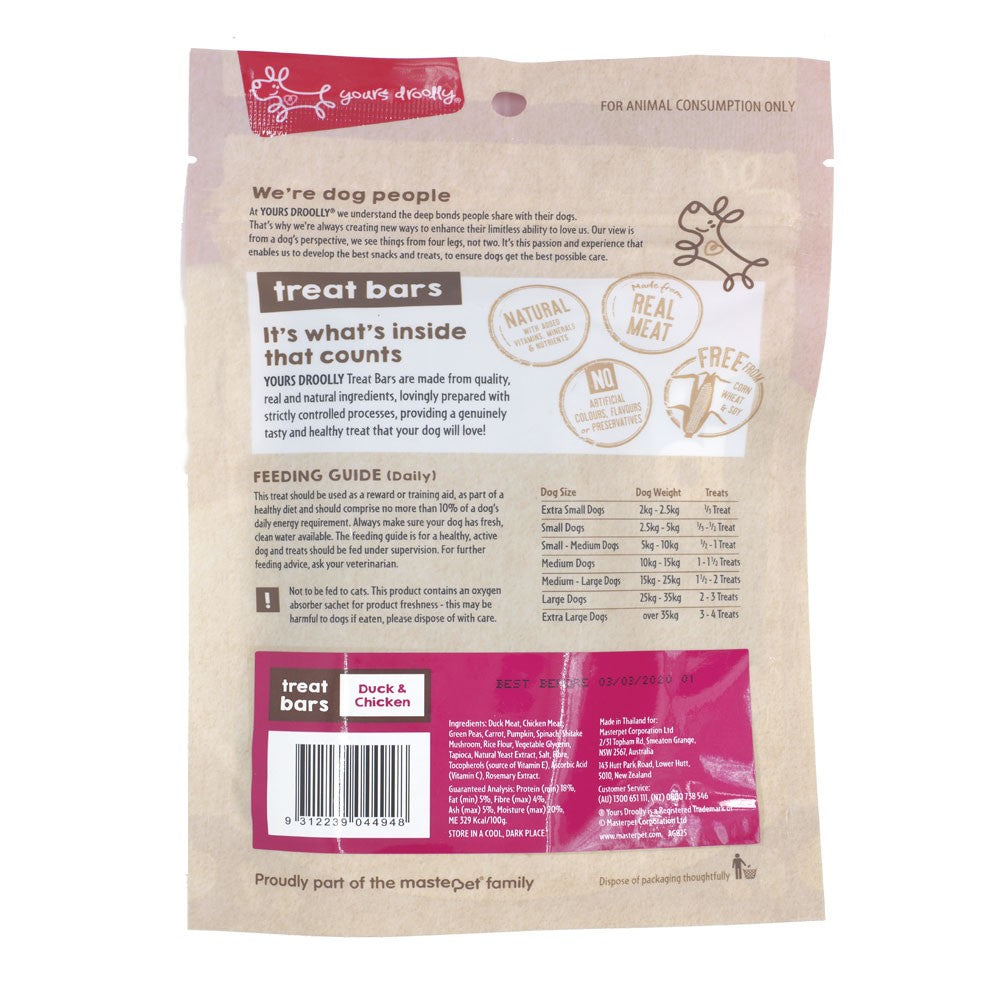 Yours Droolly Duck & Chicken Treat 250G