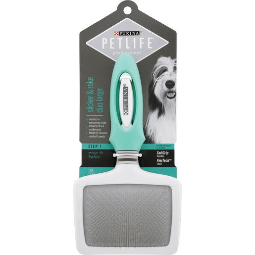 Purina Pet Life Professional Slicker & Rake Duo Lrg