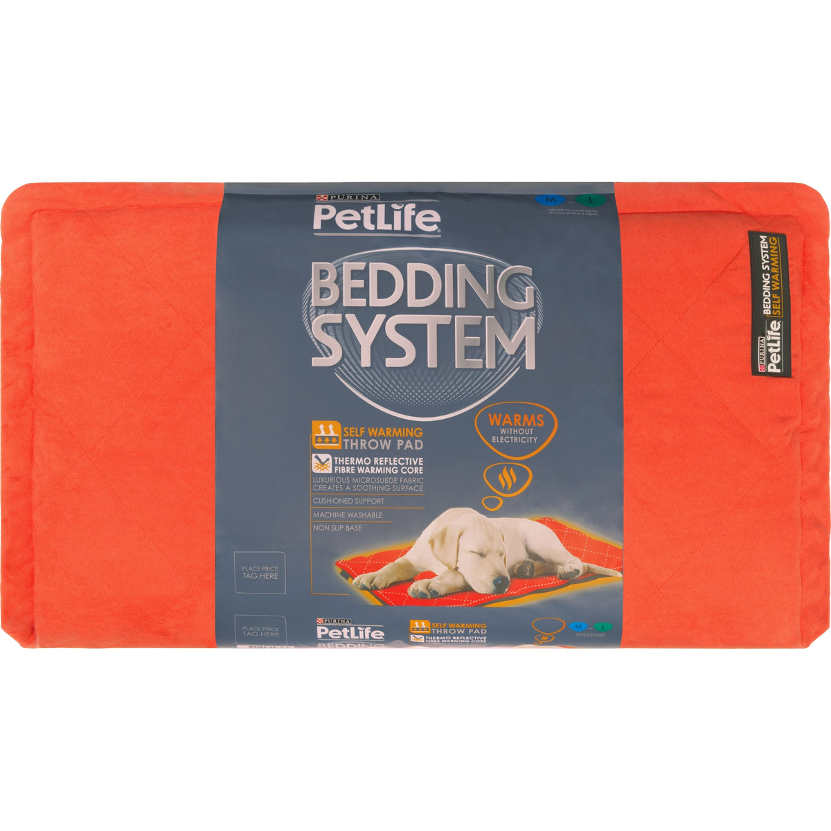 Purina Pet Life Self Warm Throw Pad Red/Charcoal Medium/Large