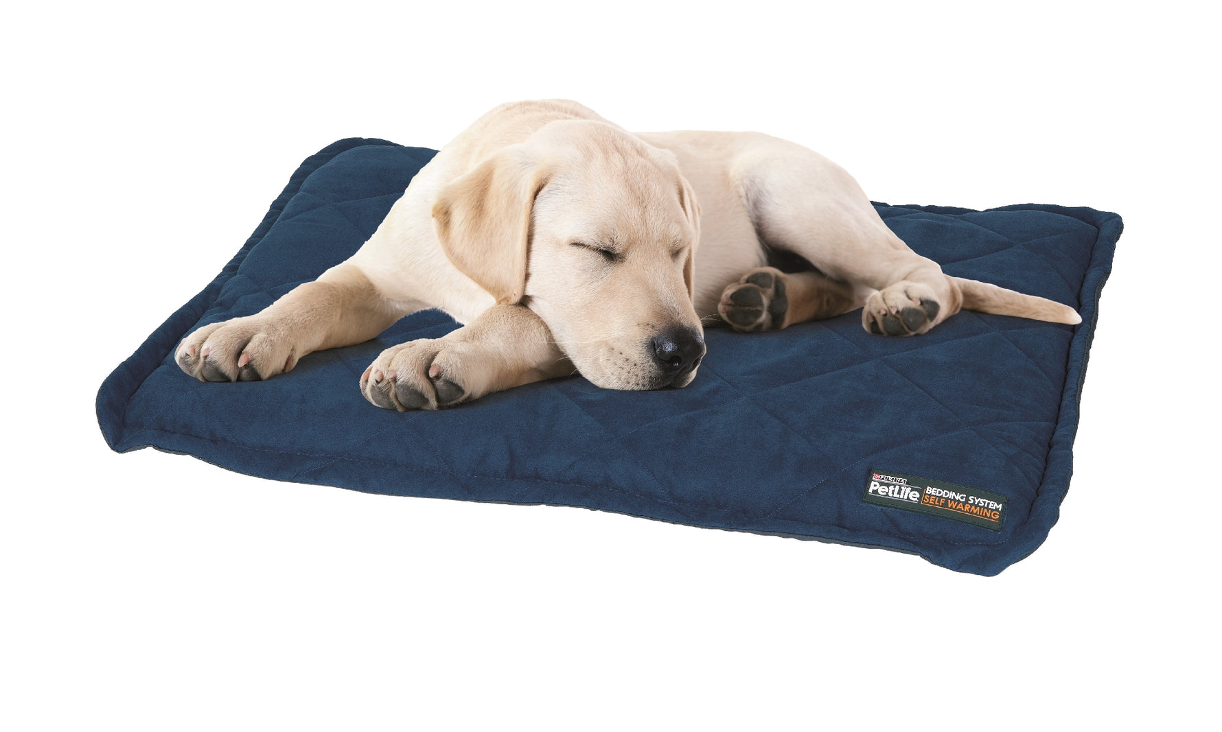 Purina Pet Life Self Warming Throw Pad Blue/Charcoal M/L