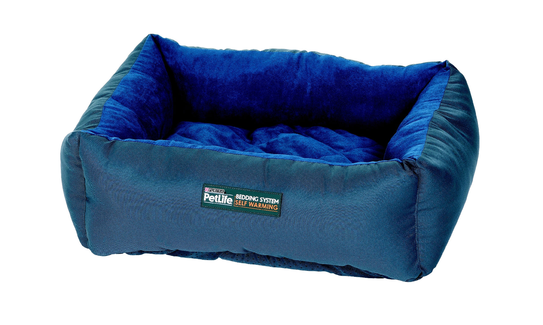 Purina Petlife Self Warming Bed - Large Blue