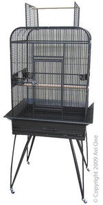 Avi One Parrot Cage 12Mm 2Ctns Cage 78X62X175Cm Sv Bk