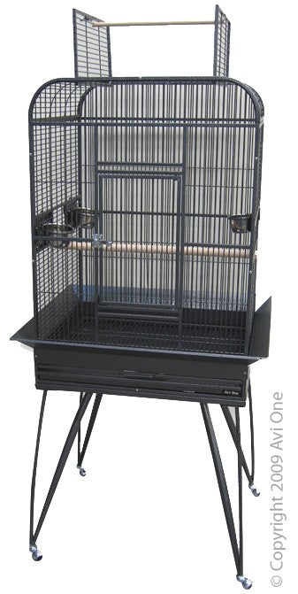 Avi One Parrot Cage 12Mm 2Ctns Cage 78X62X175Cm Sv Bk
