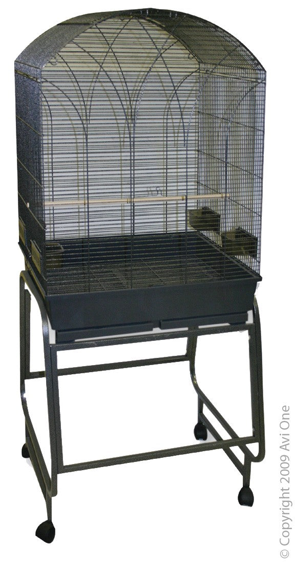 227SB LARGE SILVER & BLK CAGE