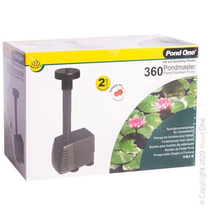 Pond One Pondmaster 360 Fountain Pump 600Lh 0.85M Mh H