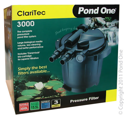 Pond One Claritec 3000 Pressurised Filter