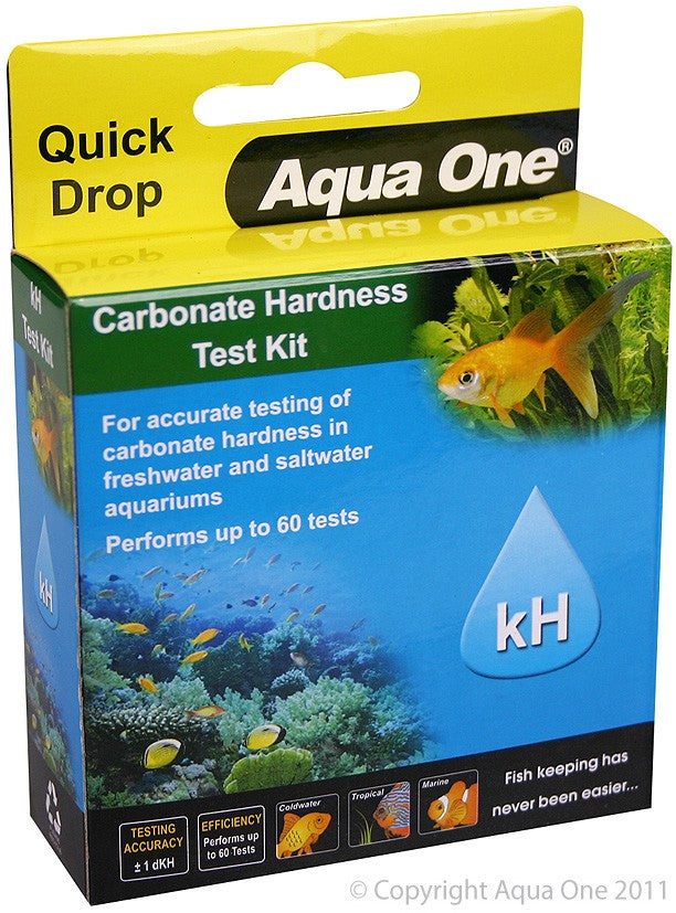 Aqua One QuickDrop Carbonate Hardness KH Test Kit