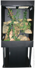 46120BK SABURRA WOODEN SNAKE CAGE AND STAND