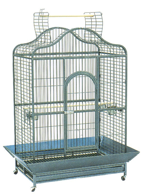 Avi One 209 Parrot Cage Silver Black 104.5X72X165Cm 2 Carton Cage