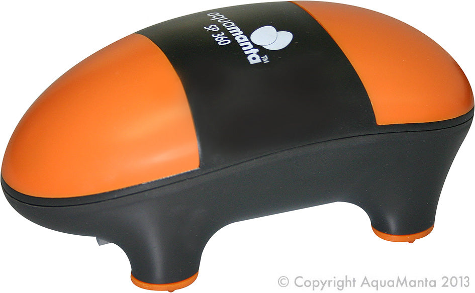 Aquamanta Air Pump Sp360 Twin Outlet 2 X 180L/Hr