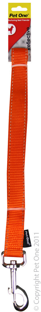 LEASH REFLECT 20MM - 150CM ORANGE