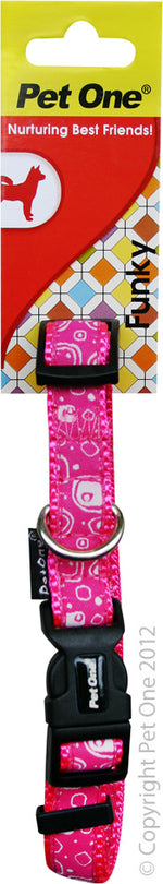 NYLON ADJUST WOVEN 25MM 40-65CM PINK