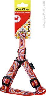 Y HARNESS NYLON WOVEN PATTN ADJ 15 TO 22CM 12MM OR OR