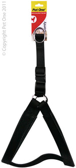 HARNESS PADDED 15MM 41-56CM BLACK