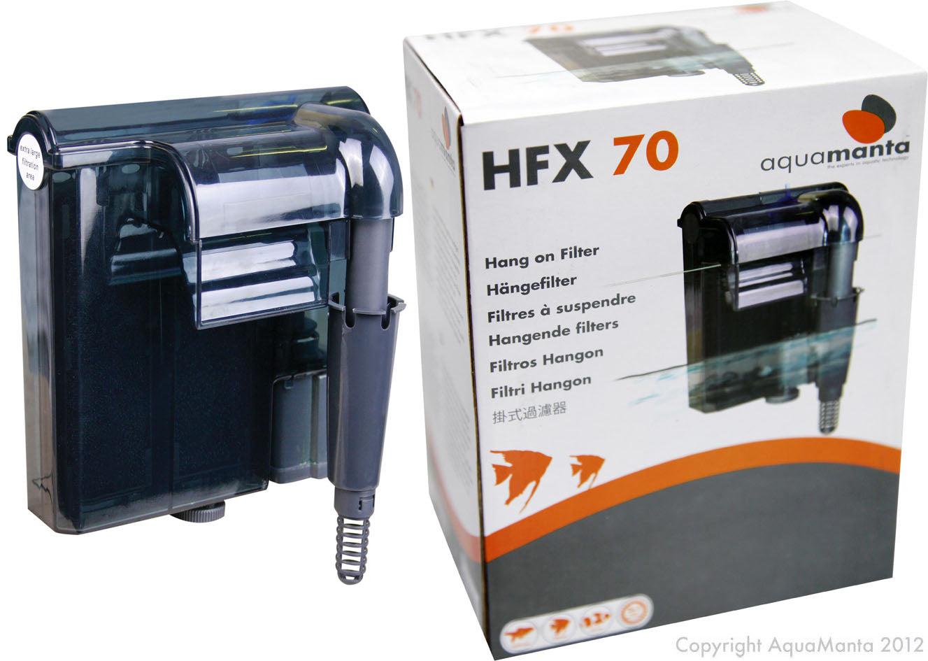 Aquamanta HFX 70 Hang On filter