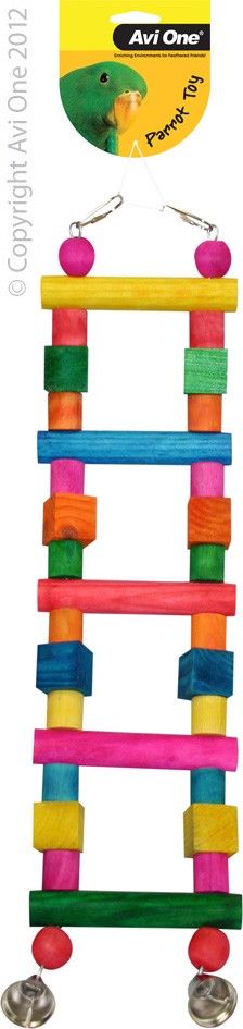 BIRD TOY BLOCK LADDER LRG
