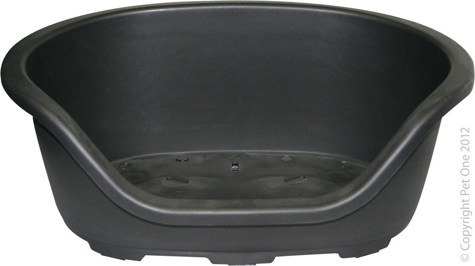 Pet One Bedding Plastic Oval Base Grey [Sz:39cm]