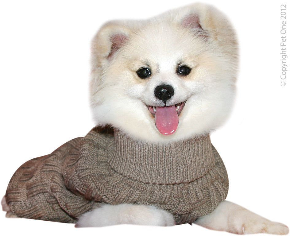 Pet One Komfyknit Jumper Icelandic 35cm Latte