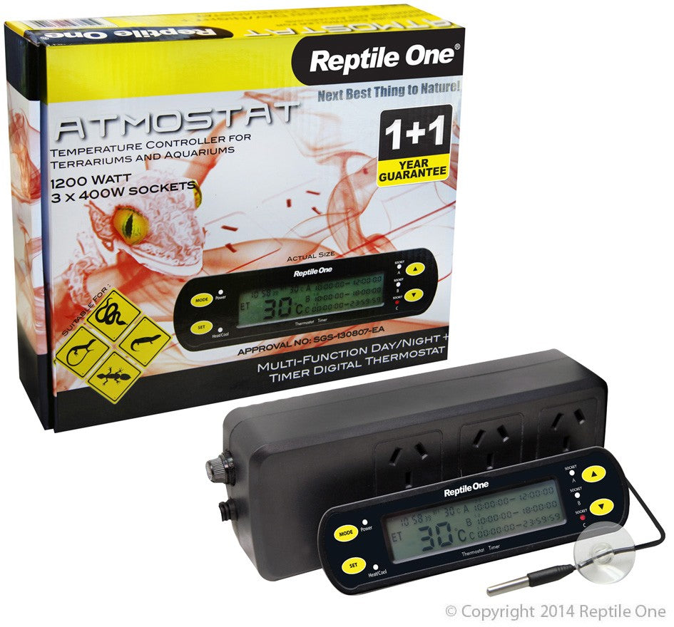 REP ONE THERMOSTAT DIGITAL LCD, REPTILE