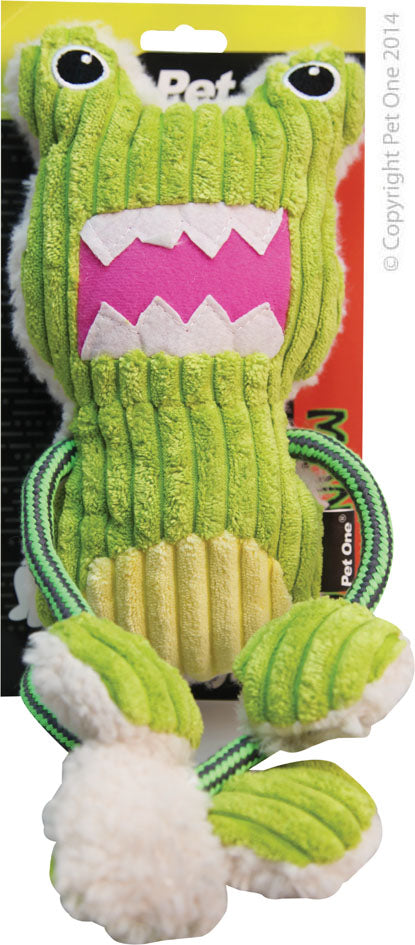 Y DOG TOY MONSTER ROPE ARMS & LEGS FROG