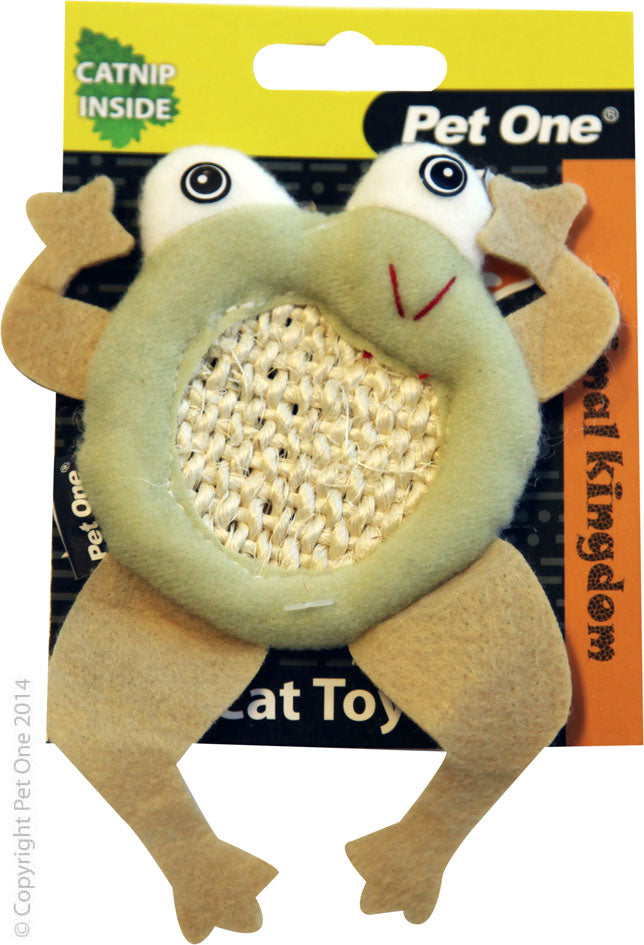 Y CAT TOY SCRATCHER BODY FROG