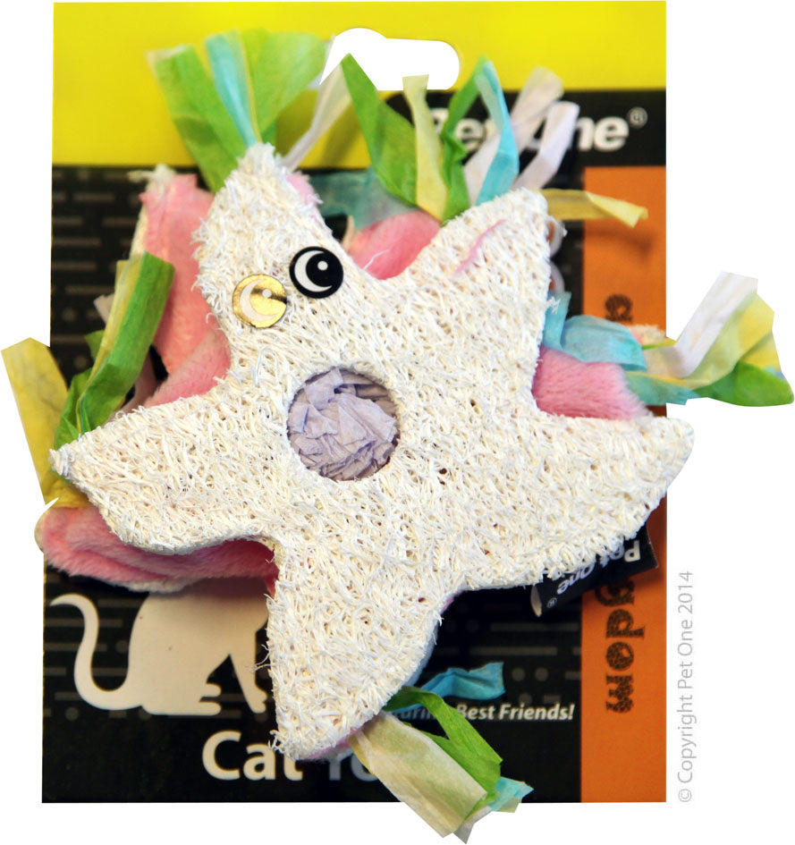 Y Cat Toy Loofa And Raffia Seastar
