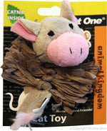 Y Cat Toy Raffia Body Pig