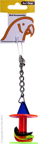 Avi One Bird Toy Acrylic Wacky Wafer
