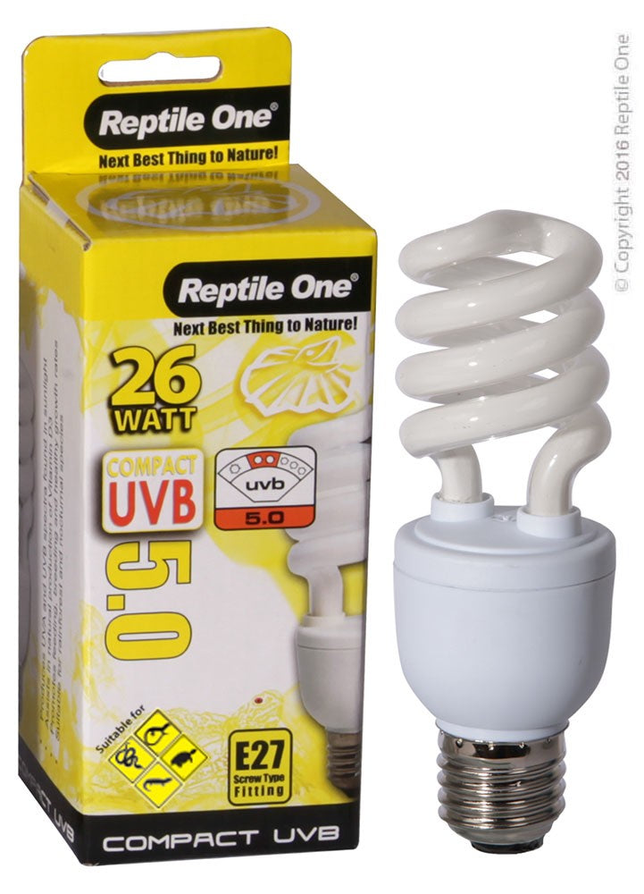Repti One Compact UVB Bulb 26W UVB 5.0