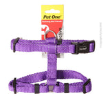 Pet One Harness Nylon Refl 15Mm Pu