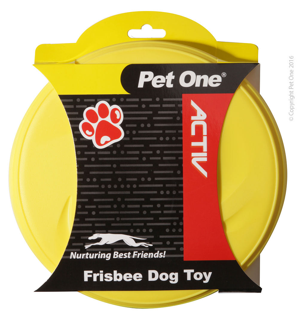 Pet One Activ Frisbee Yellow 21.5Cm
