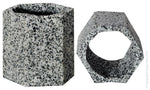 Aqua One Ornament Hex Cave Resin 8x7x8Cm Granite