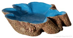 HERMIT CRAB TREE STUMP BOWL BLUE LARGE 14 X10X3CM
