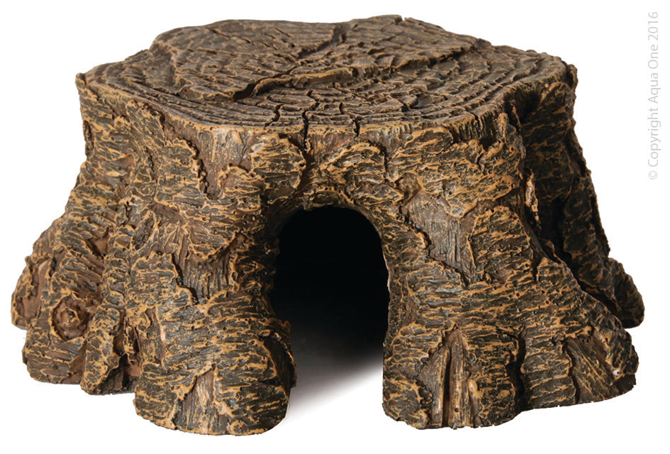 HERMIT CRAB TREE STUMP LEDGE 16X16X7CM