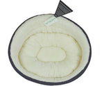 Choozy Fashions Jumbo Cubby Navy Cream  Australian Cotton