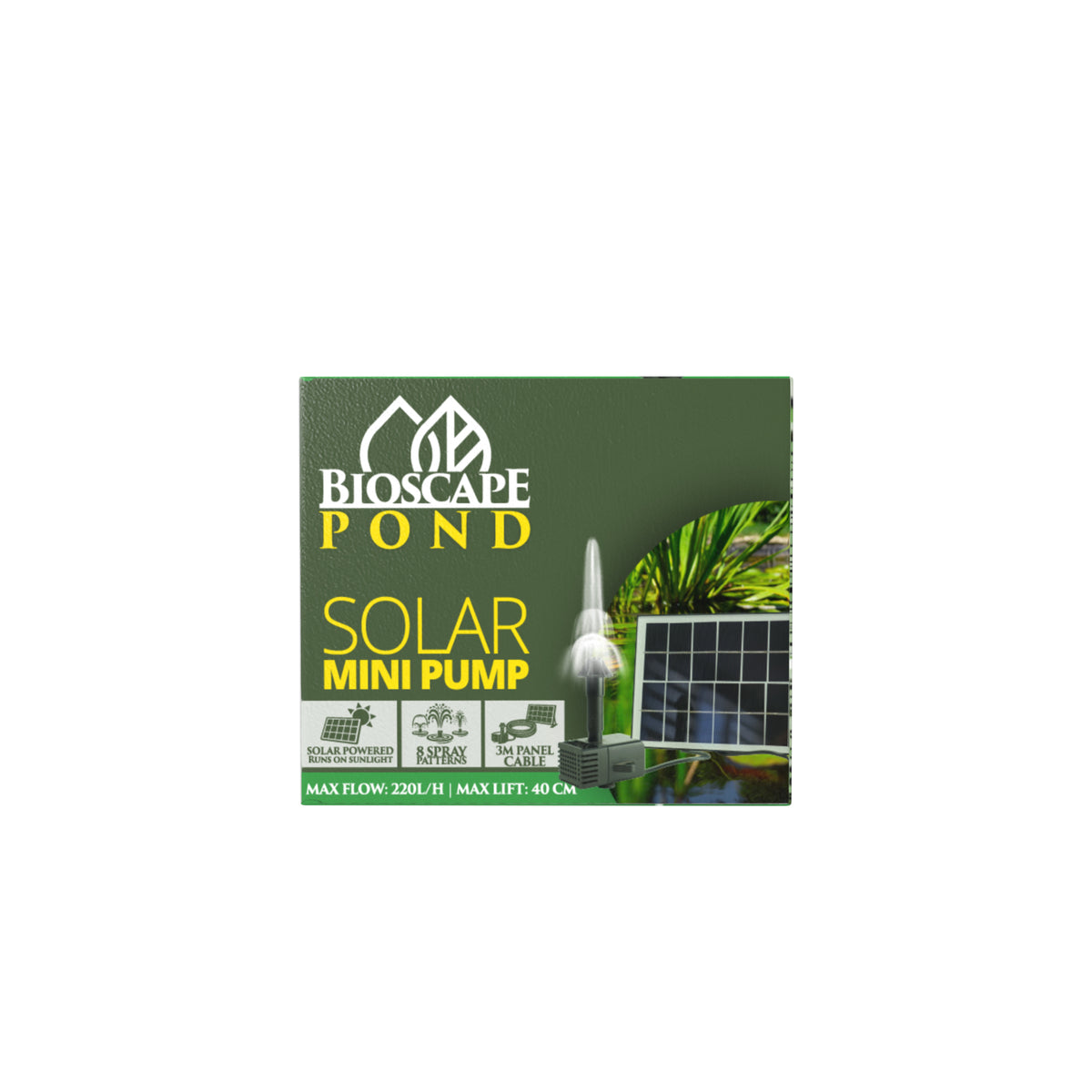 Bioscape Solar Pump with Remote Panel