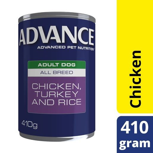 ADV ADULT CHICK AND TURKEY CAN 410G