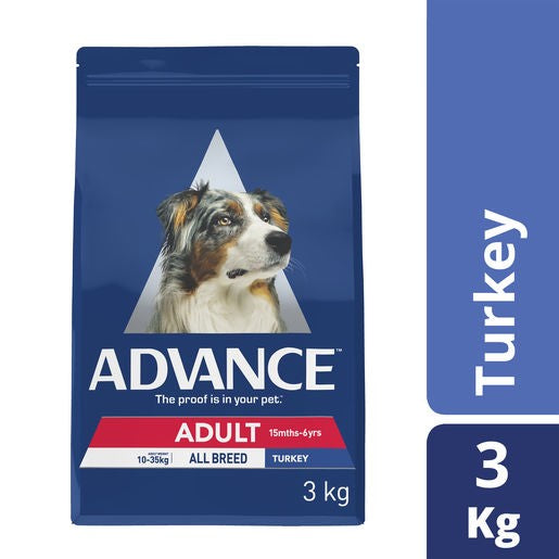 Advance Dog All Breed Turkey 3kg