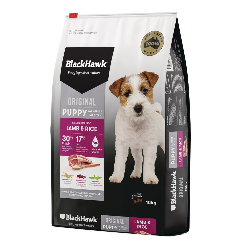 Black Hawk Puppy Lamb & Rice 10Kg