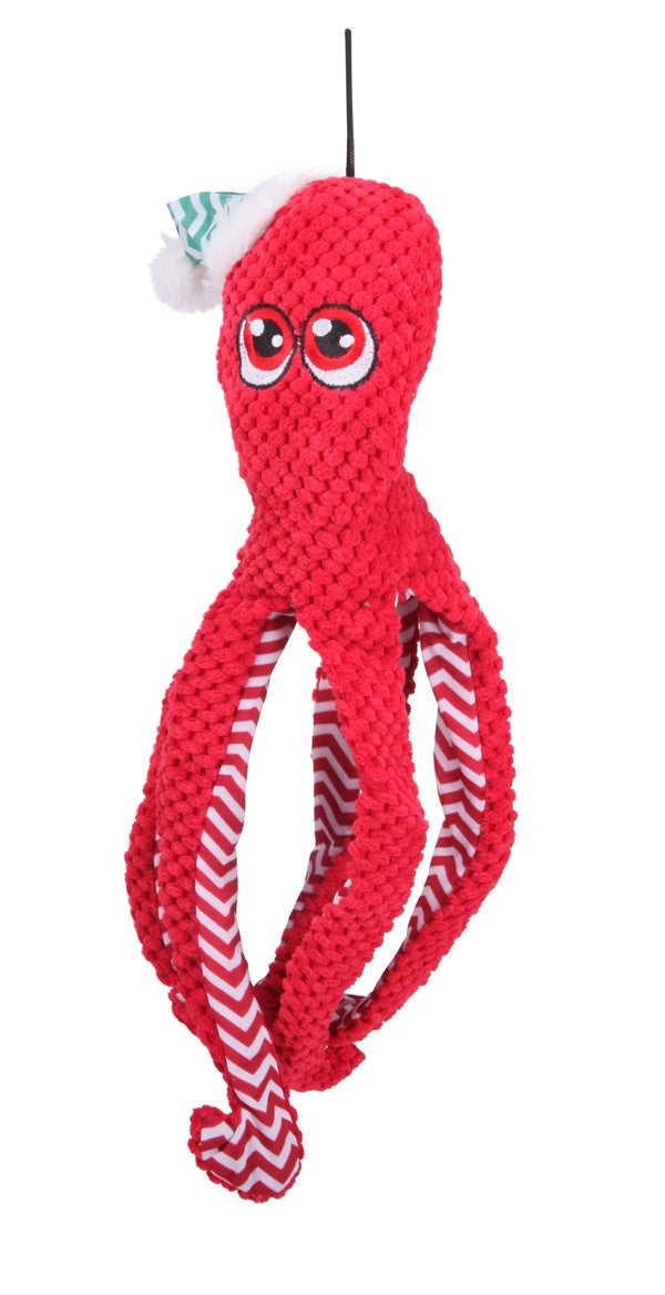 Kazoo Christmas Crinkle Octopus Large