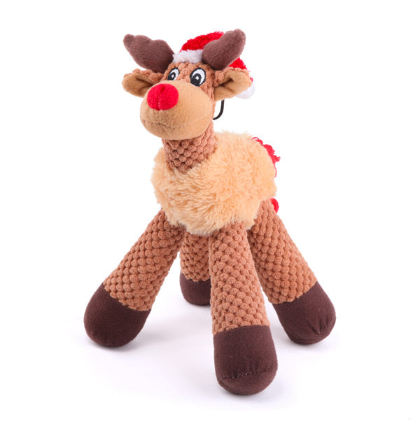 *CHRISTMAS PLUSH FLOPPY REINDEER - SMALL