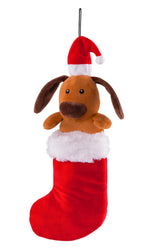 Kazoo Christmas Dog In Stocking - Large