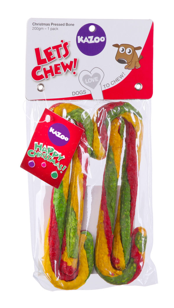 Kazoo Christmas Munchy Cane 4 Pack