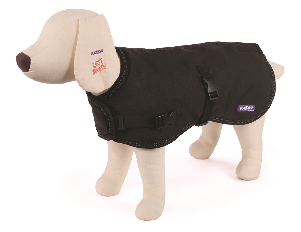 Kazoo Reflective Nylon Coat 33.5cm Black