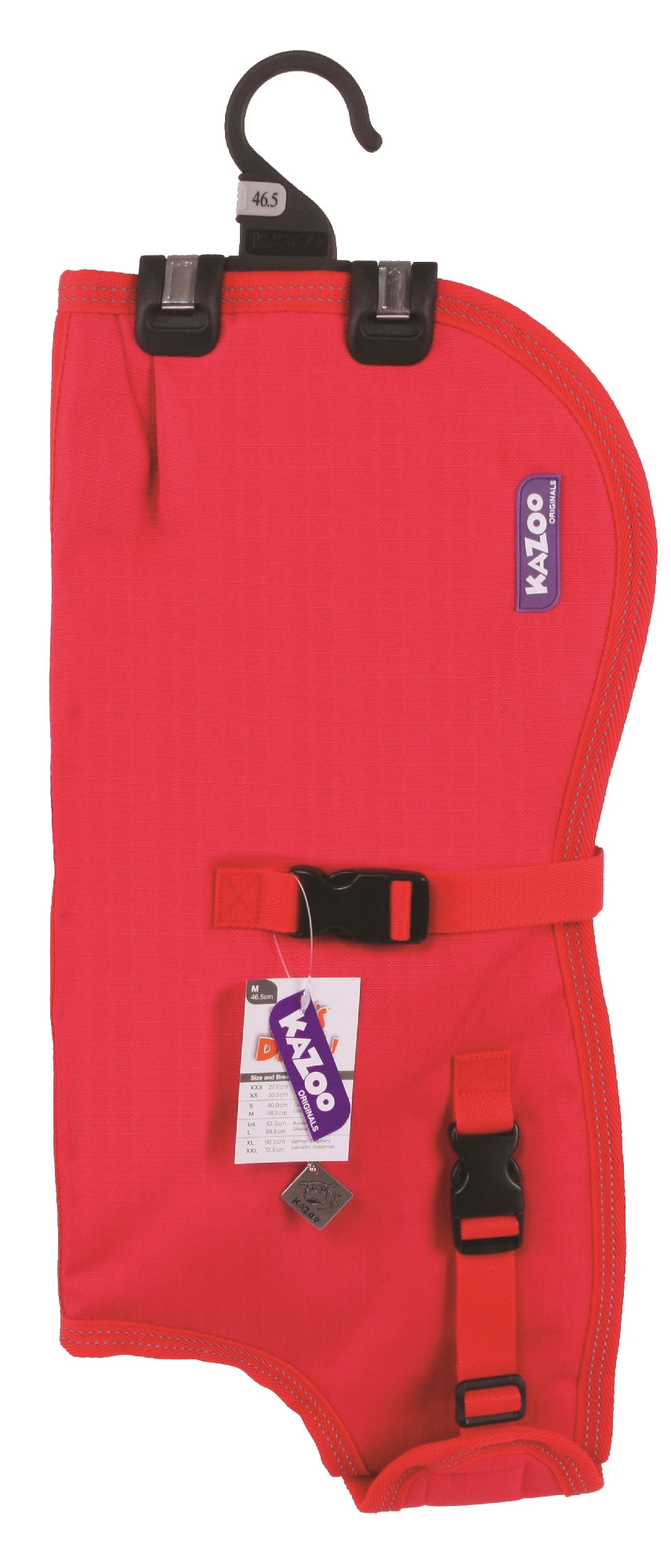 Kazoo Reflective Nylon Coat 59.5 cm Red
