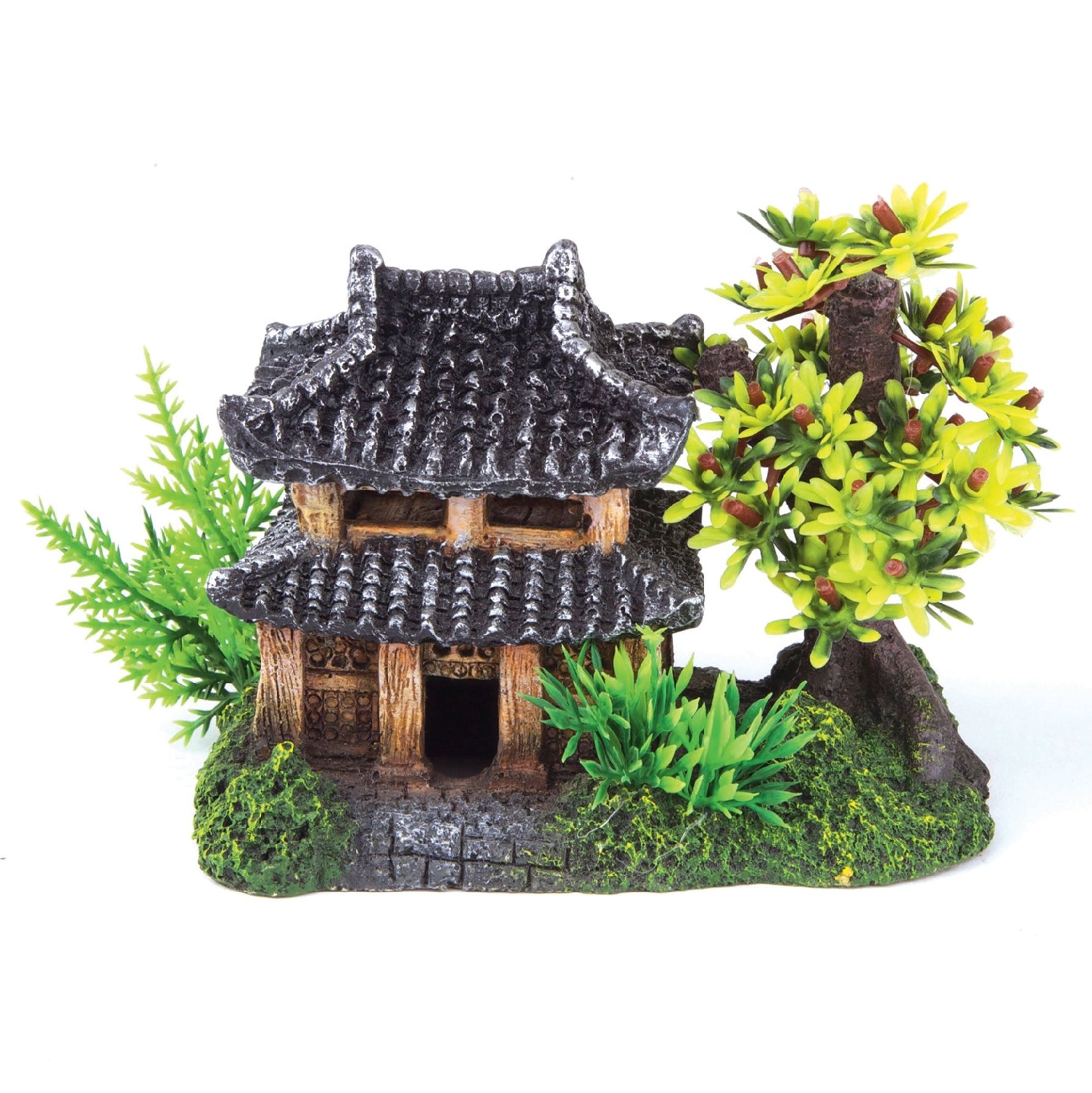 Kazoo Jungle Hut with plants Medium