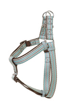 Doog Benji Harness - Brown & Blue Zigzag [Sz:X Small]